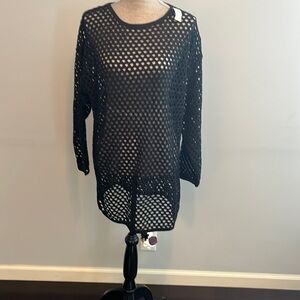 Michael Carrie size M/L cotton blend long sleeve tunic shirt.